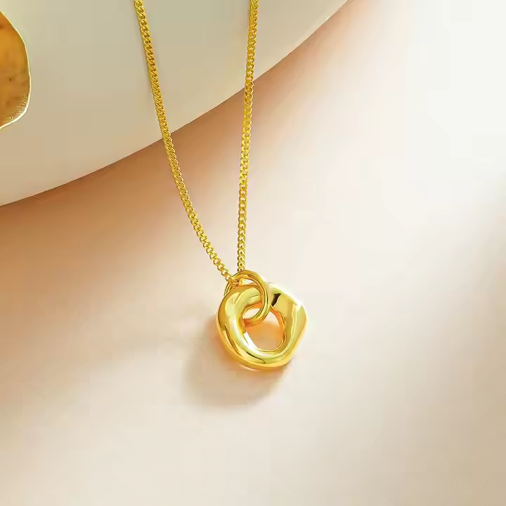 Elegant Gold Plated Necklace